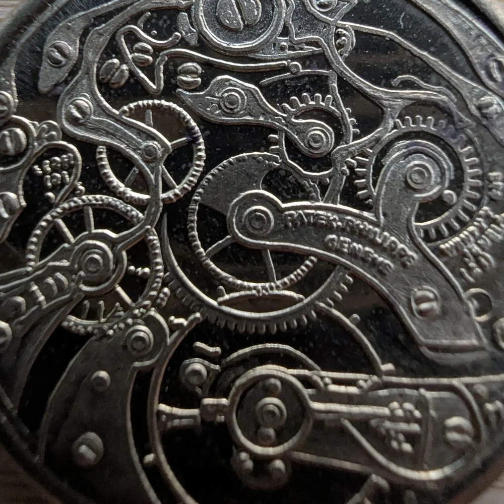 Patek Philippe Gold Mechanical Movement Medallion... COIN